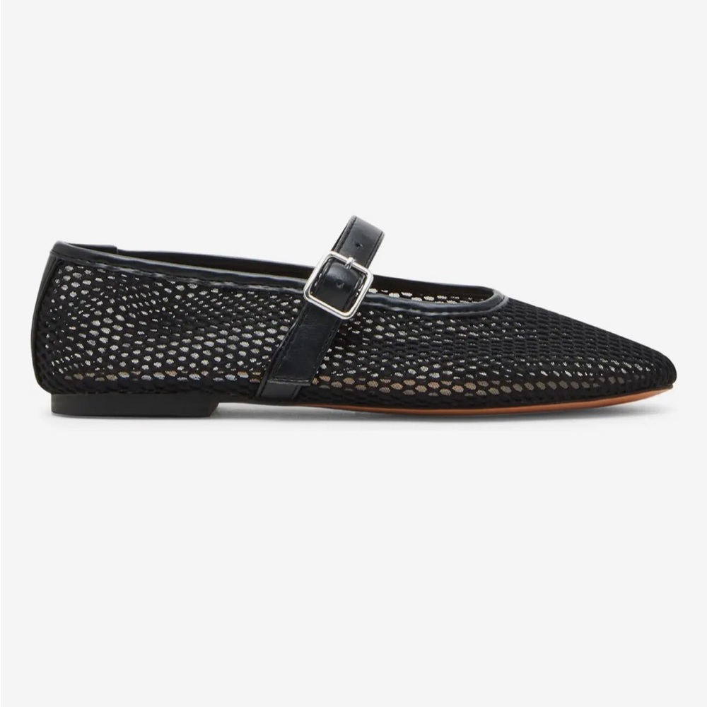 Steve Madden Black Mesh Loafers